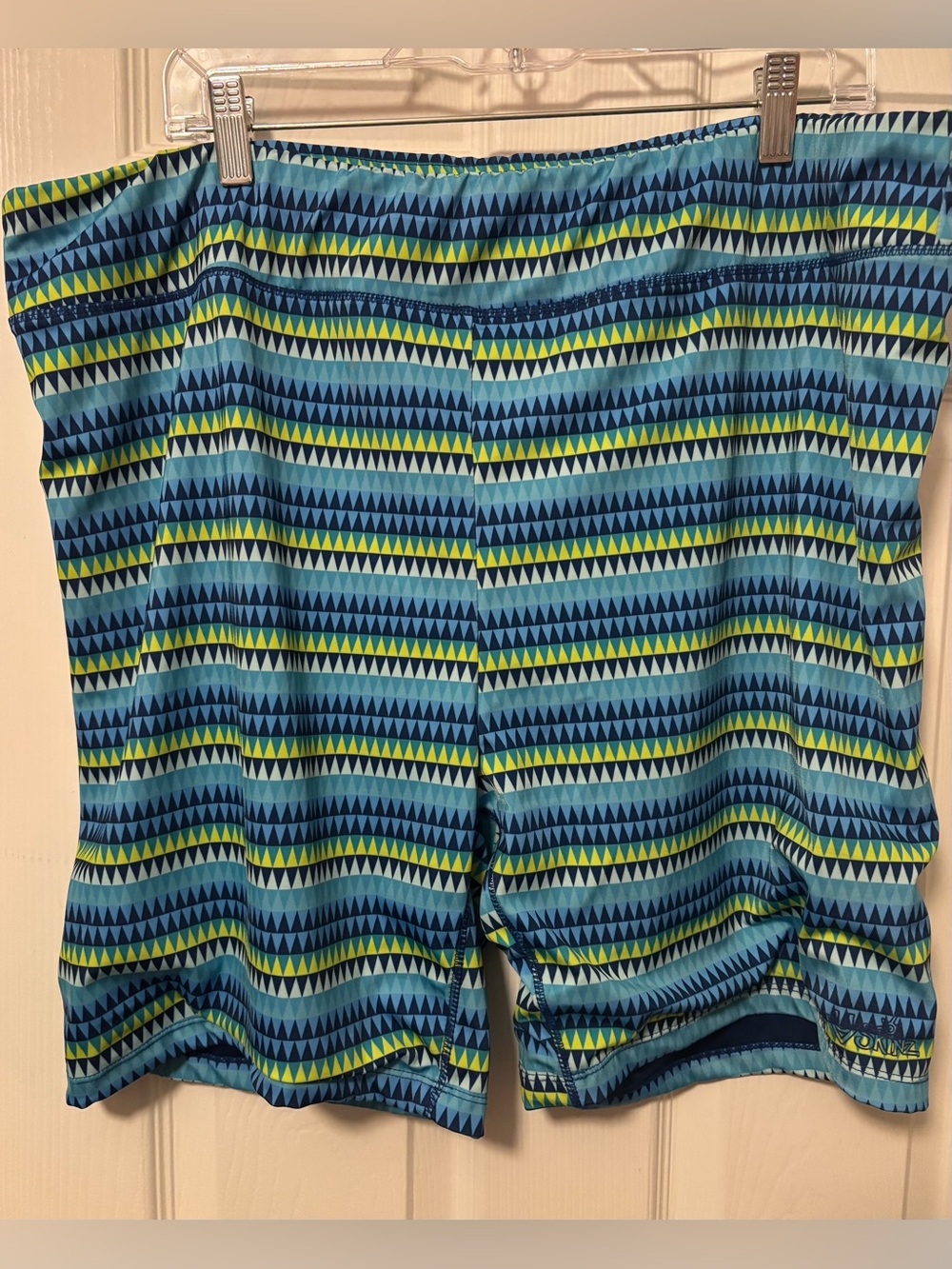 UV Skins Blue Geometric Swim / Ahletic Shorts